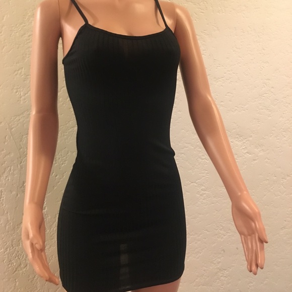Black bodycon mini dress - Picture 5 of 7